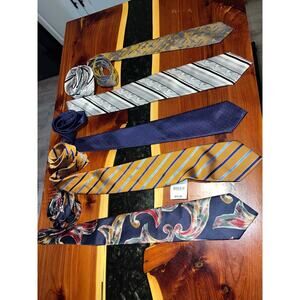Mens Tie lot of 5 Cambridge, phat Farm